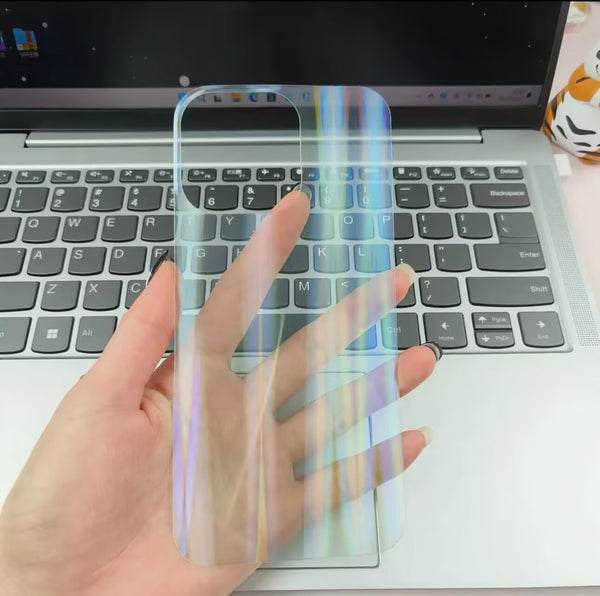 (Apple DIY phone back card) Transparent and shell  （Three pieces）